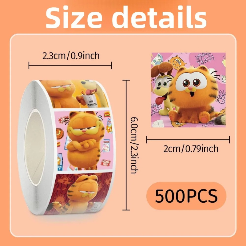 Anime Merchandise Wholesale - Garfield çizgi film sevimli 500 adet