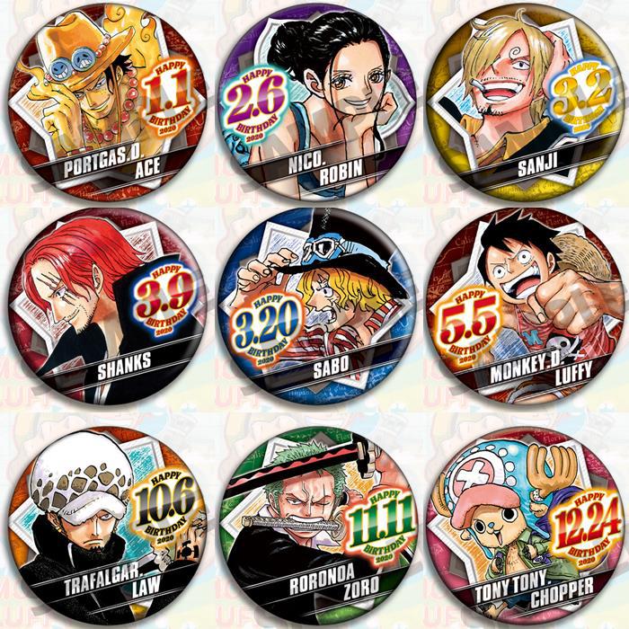 Official Merchandise Anime - Tek Parça Anime Rozet Seti Resmi