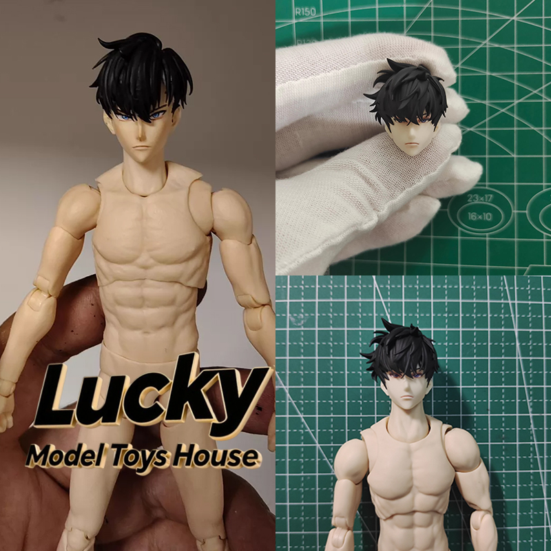 Anime Merchandise Solo Leveling - 1/12 Sung Jinwoo Adam Figürü Boyalı