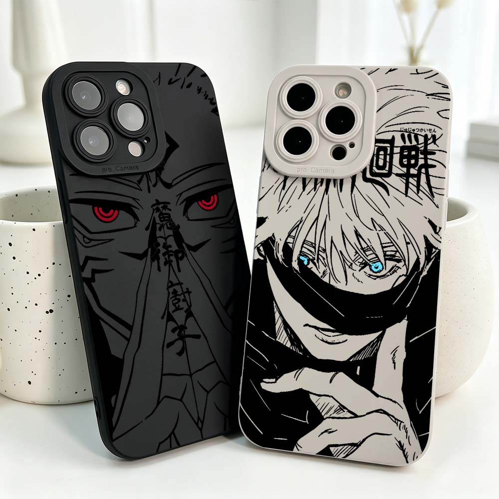 Phone Case Anime - Anime Jujutsu Kaisen Havalı Silikon Kılıf