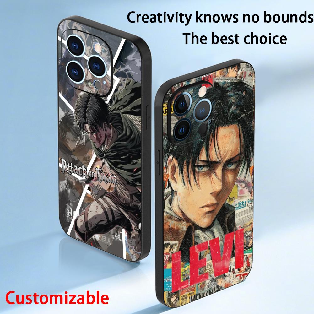Phone Case Anime - Levi Ackerman Havalı Anime Adam Desenli