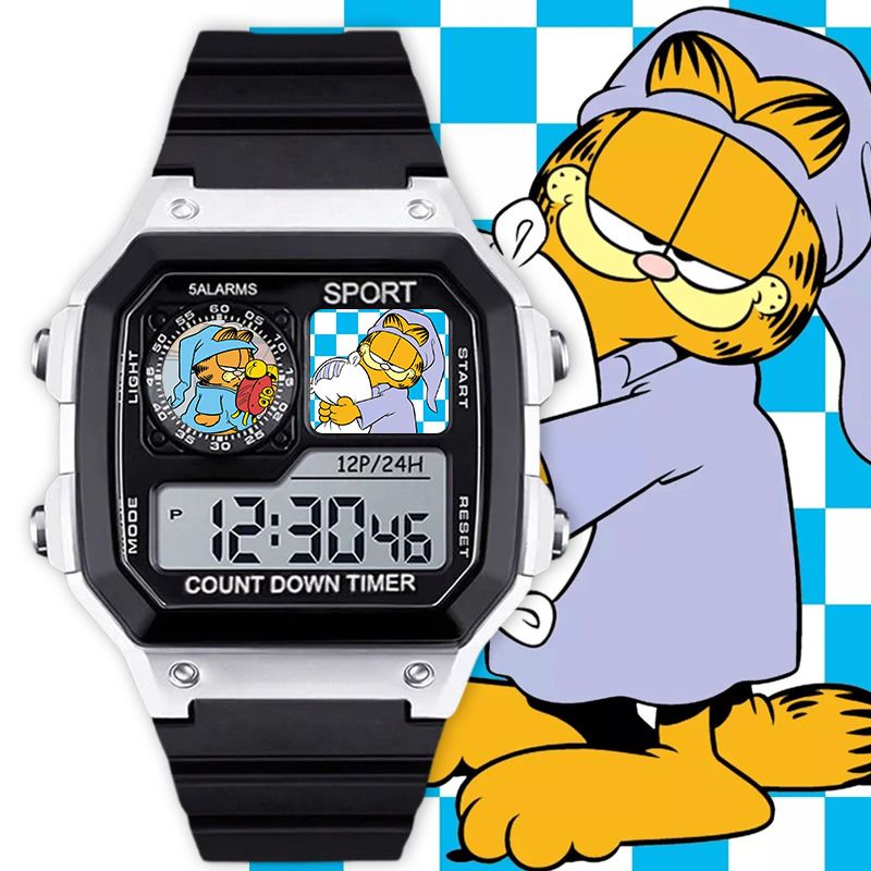 Anime Merchandise Wholesale - Garfield çizgi film sevimli öğrenci elektronik