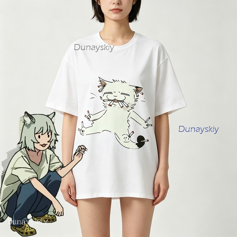 YesOk Chainsmoker Kedi Yaniko  - Anime Merchandise T-Shirts incelemesi ve fiyatı